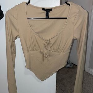 Long Sleeve Crop Top